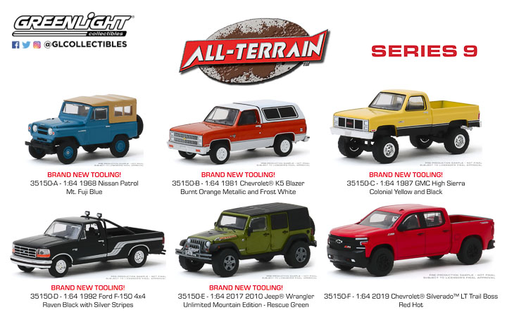 Greenlight diecast hot sale 2019